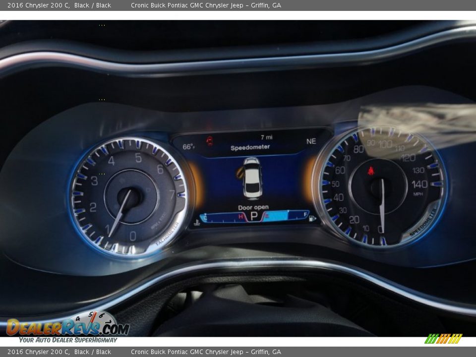2016 Chrysler 200 C Black / Black Photo #14