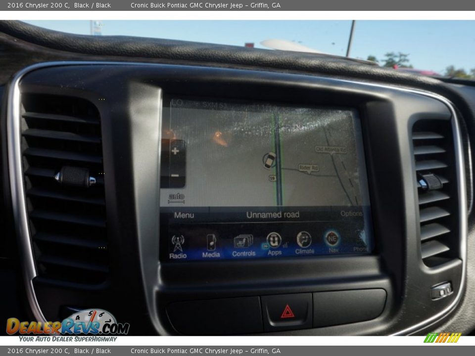 2016 Chrysler 200 C Black / Black Photo #15