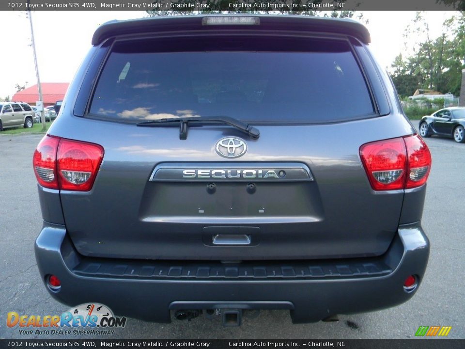 2012 Toyota Sequoia SR5 4WD Magnetic Gray Metallic / Graphite Gray Photo #9