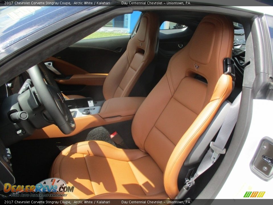 2017 Chevrolet Corvette Stingray Coupe Arctic White / Kalahari Photo #13