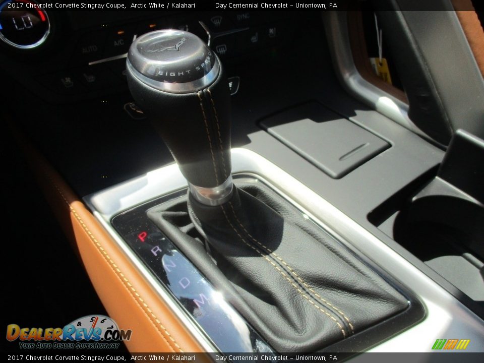 2017 Chevrolet Corvette Stingray Coupe Arctic White / Kalahari Photo #15