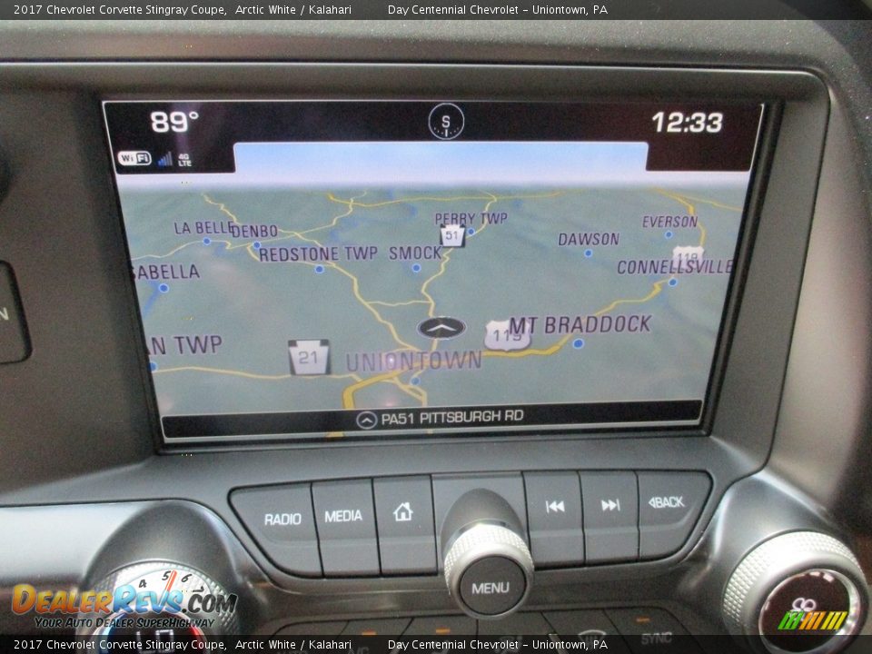 2017 Chevrolet Corvette Stingray Coupe Arctic White / Kalahari Photo #16