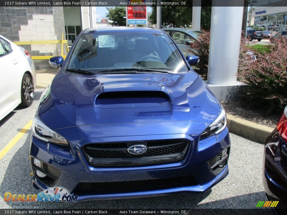 2017 Subaru WRX Limited Lapis Blue Pearl / Carbon Black Photo #2