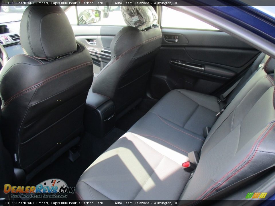 2017 Subaru WRX Limited Lapis Blue Pearl / Carbon Black Photo #7