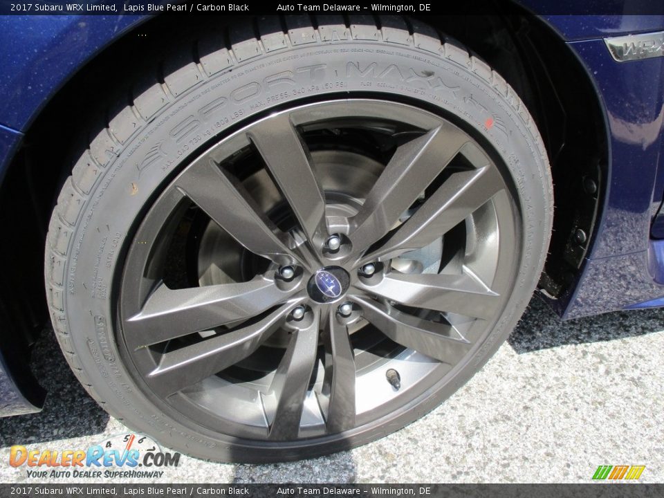 2017 Subaru WRX Limited Lapis Blue Pearl / Carbon Black Photo #8