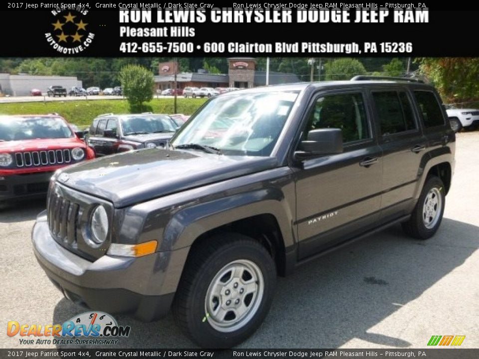 2017 Jeep Patriot Sport 4x4 Granite Crystal Metallic / Dark Slate Gray Photo #1