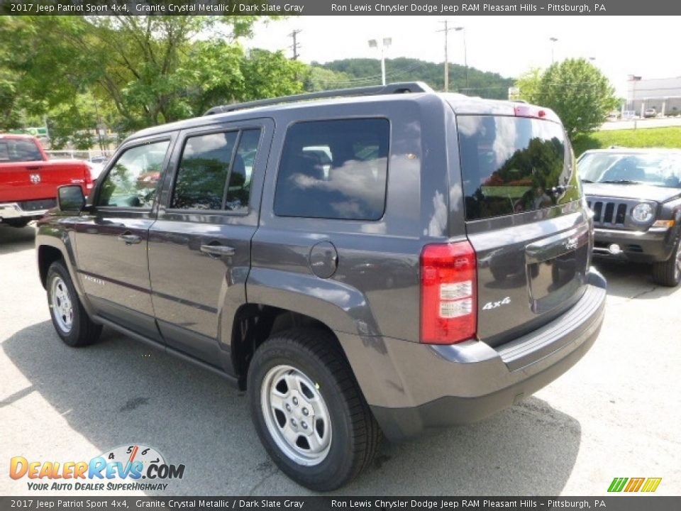 2017 Jeep Patriot Sport 4x4 Granite Crystal Metallic / Dark Slate Gray Photo #5