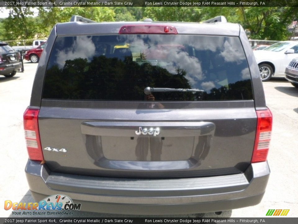 2017 Jeep Patriot Sport 4x4 Granite Crystal Metallic / Dark Slate Gray Photo #6