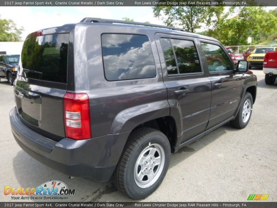 2017 Jeep Patriot Sport 4x4 Granite Crystal Metallic / Dark Slate Gray Photo #7