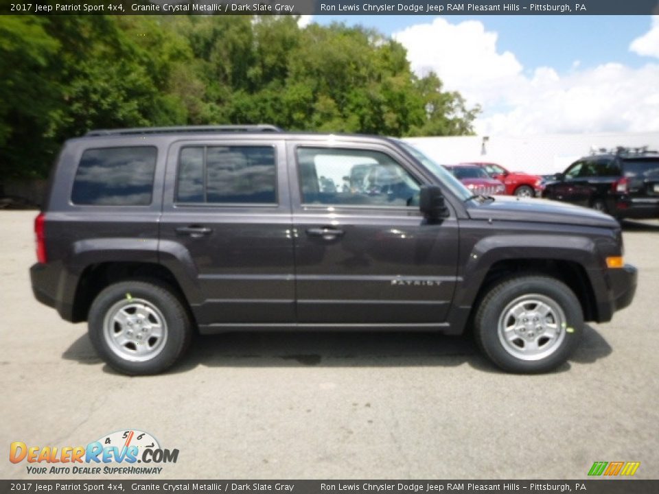 2017 Jeep Patriot Sport 4x4 Granite Crystal Metallic / Dark Slate Gray Photo #8