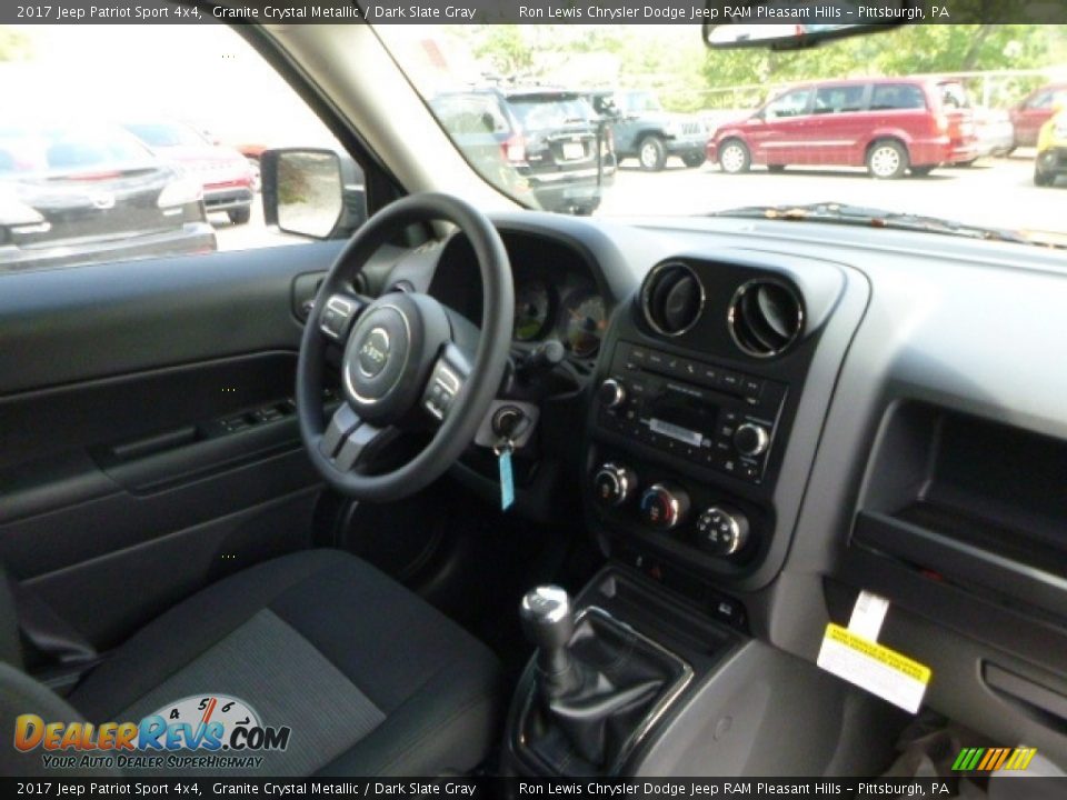 2017 Jeep Patriot Sport 4x4 Granite Crystal Metallic / Dark Slate Gray Photo #10