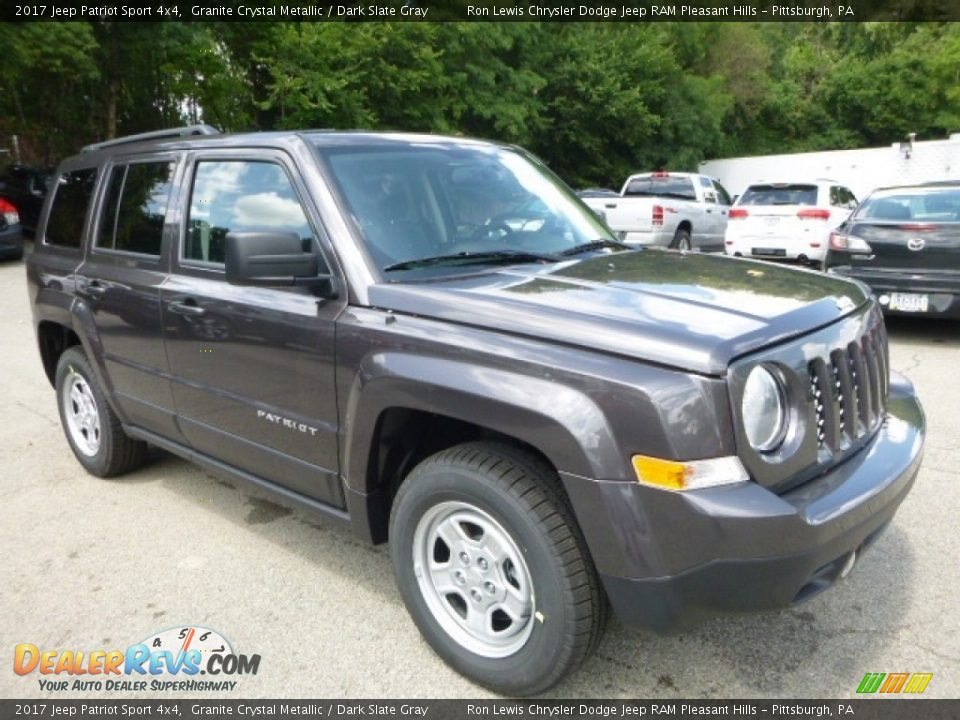 2017 Jeep Patriot Sport 4x4 Granite Crystal Metallic / Dark Slate Gray Photo #11