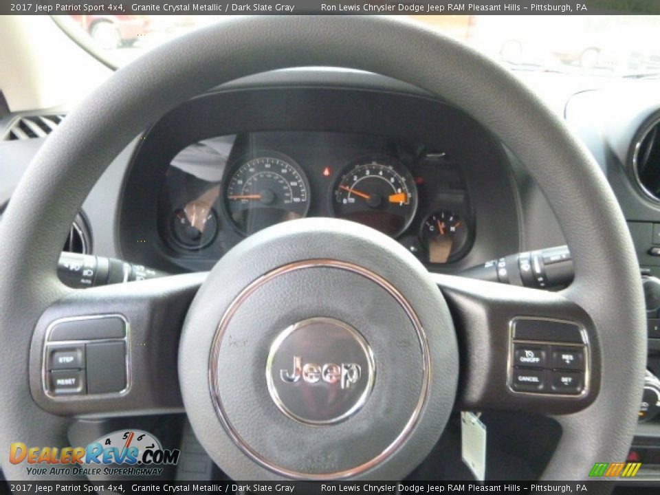 2017 Jeep Patriot Sport 4x4 Granite Crystal Metallic / Dark Slate Gray Photo #16