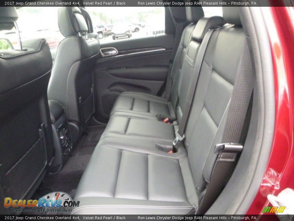 Rear Seat of 2017 Jeep Grand Cherokee Overland 4x4 Photo #4