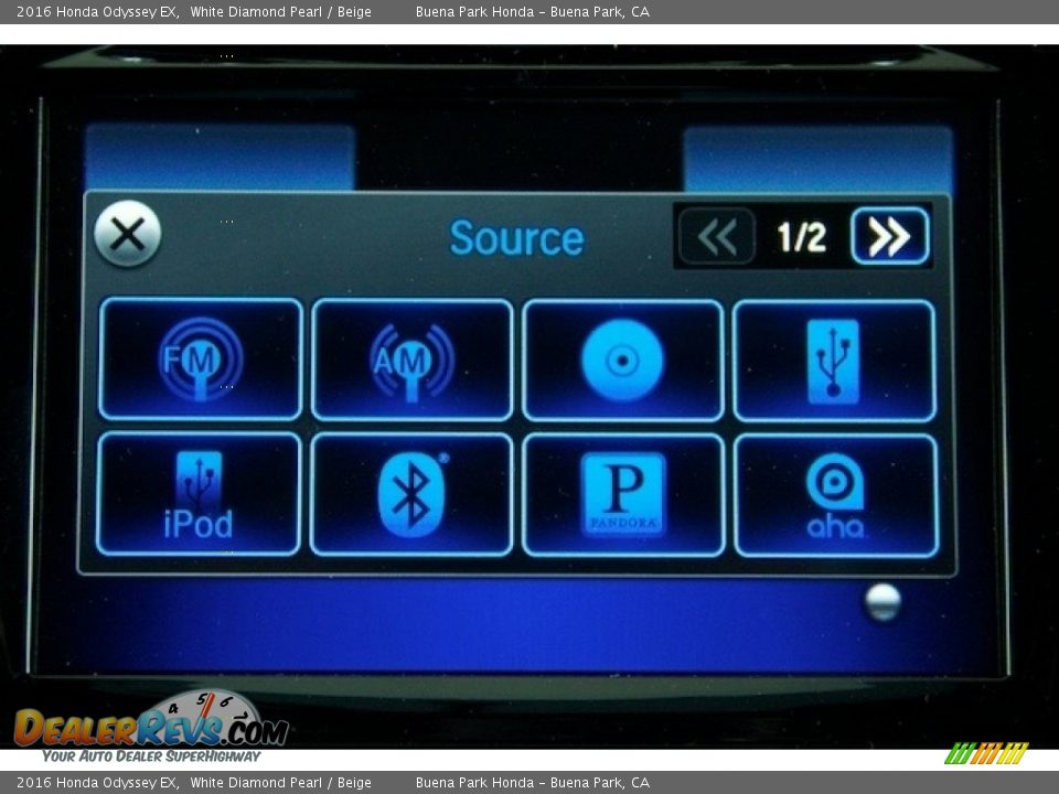 2016 Honda Odyssey EX White Diamond Pearl / Beige Photo #19