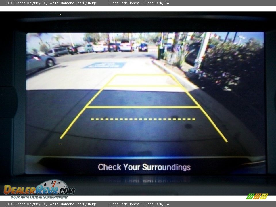 2016 Honda Odyssey EX White Diamond Pearl / Beige Photo #21