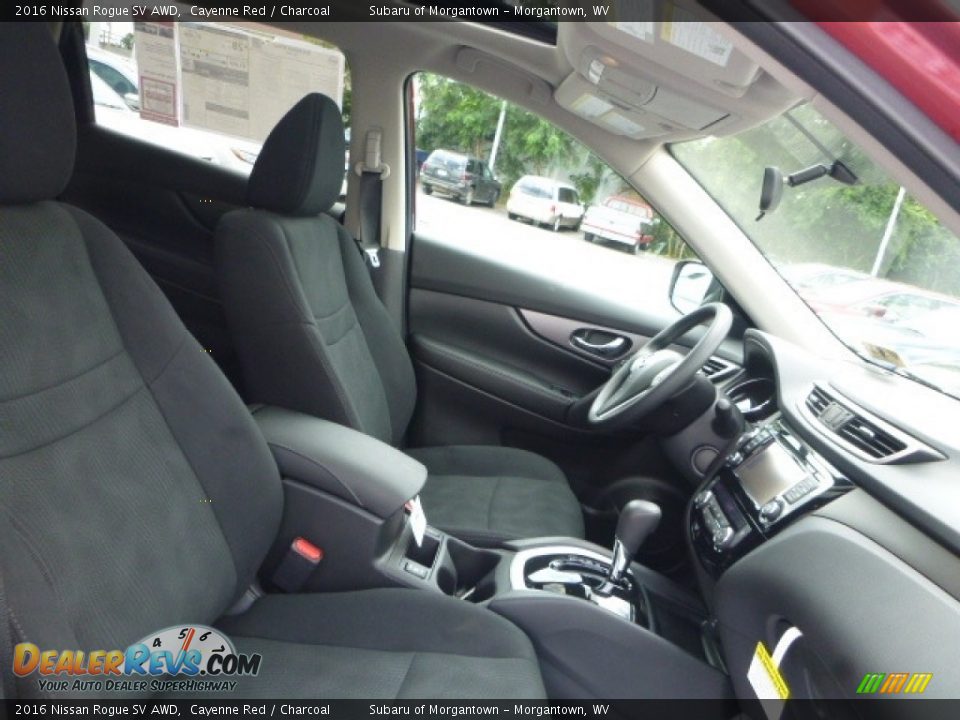 2016 Nissan Rogue SV AWD Cayenne Red / Charcoal Photo #3