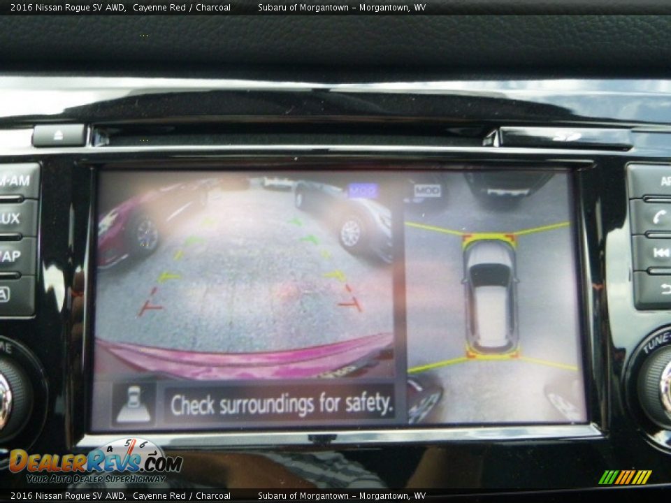 2016 Nissan Rogue SV AWD Cayenne Red / Charcoal Photo #19