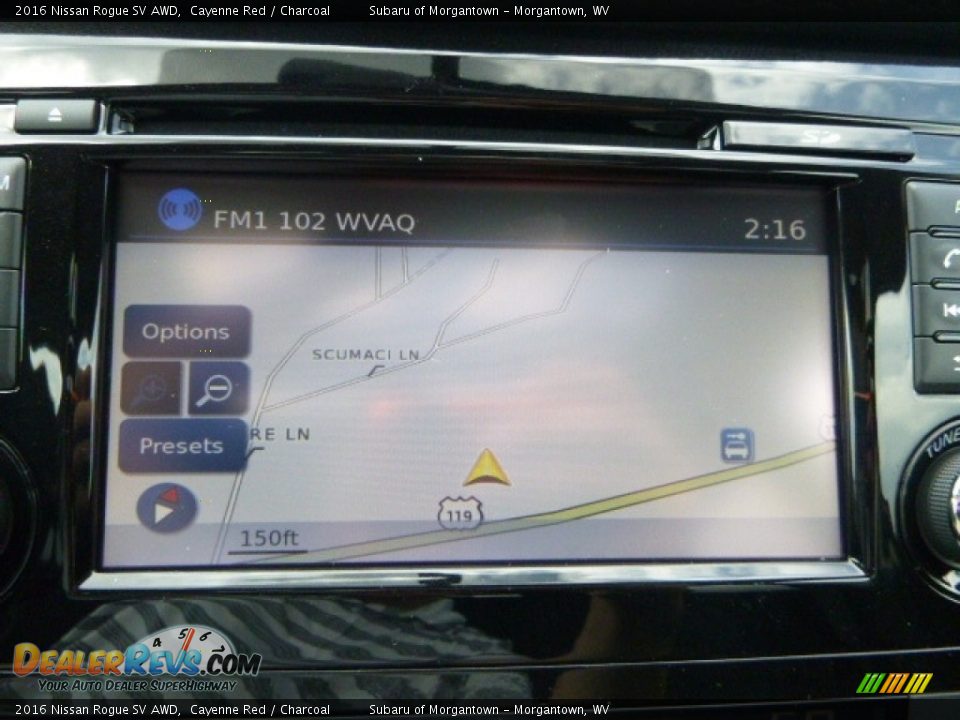 2016 Nissan Rogue SV AWD Cayenne Red / Charcoal Photo #20