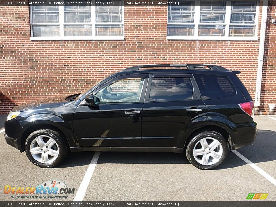 2010 Subaru Forester 2.5 X Limited Obsidian Black Pearl / Black Photo #2