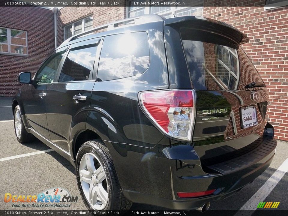 2010 Subaru Forester 2.5 X Limited Obsidian Black Pearl / Black Photo #3