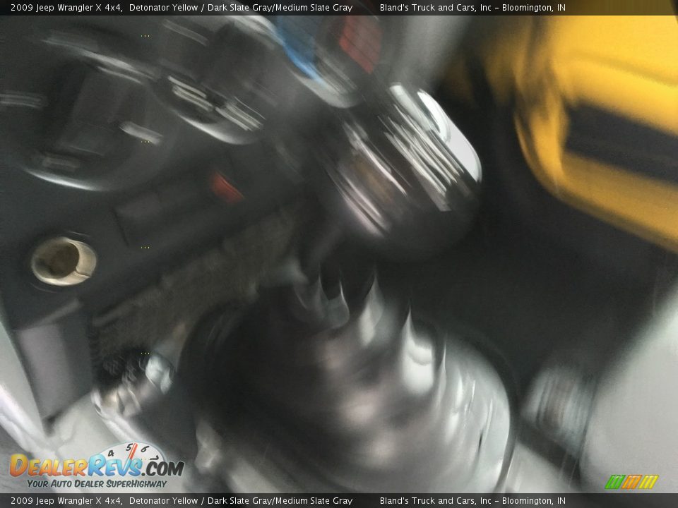 2009 Jeep Wrangler X 4x4 Detonator Yellow / Dark Slate Gray/Medium Slate Gray Photo #5