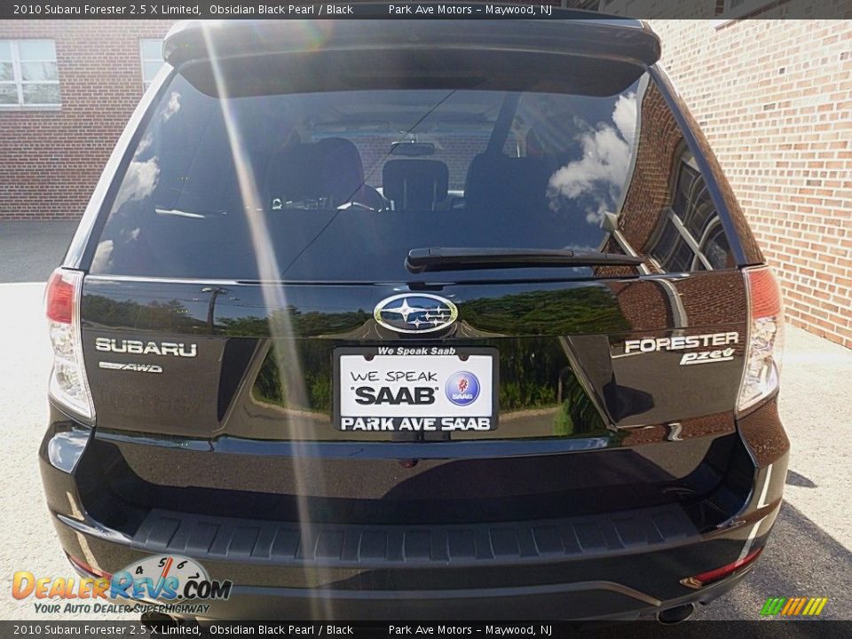 2010 Subaru Forester 2.5 X Limited Obsidian Black Pearl / Black Photo #4