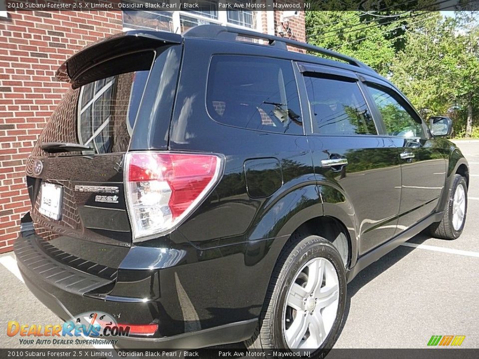 2010 Subaru Forester 2.5 X Limited Obsidian Black Pearl / Black Photo #5