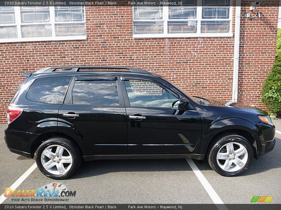 2010 Subaru Forester 2.5 X Limited Obsidian Black Pearl / Black Photo #6