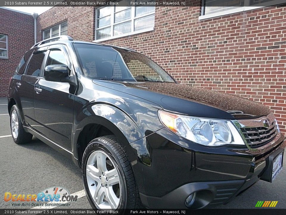 2010 Subaru Forester 2.5 X Limited Obsidian Black Pearl / Black Photo #7