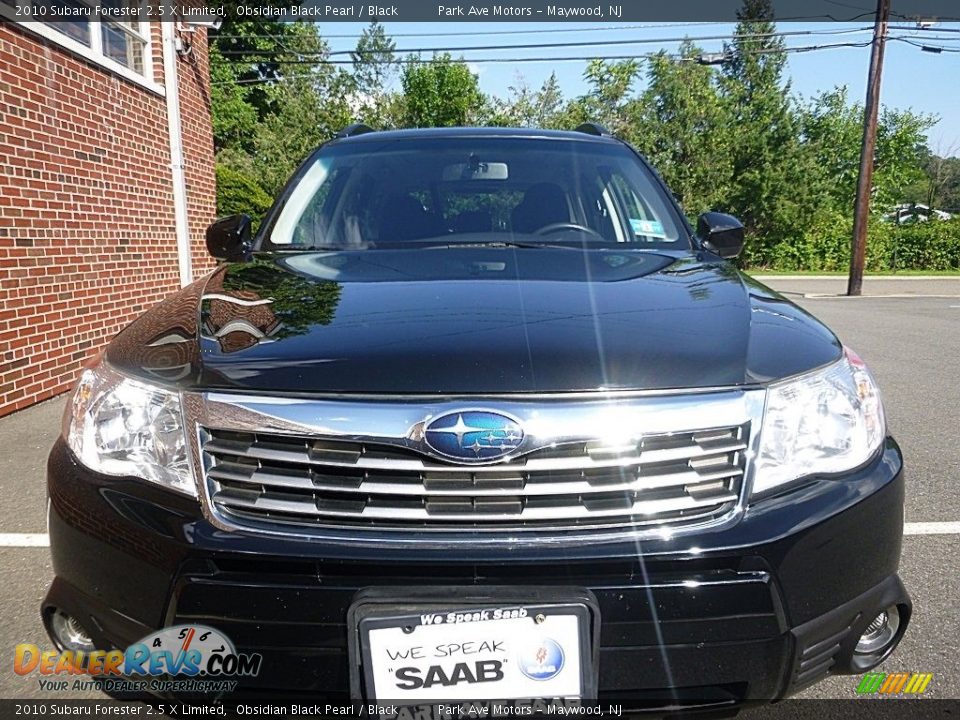 2010 Subaru Forester 2.5 X Limited Obsidian Black Pearl / Black Photo #8