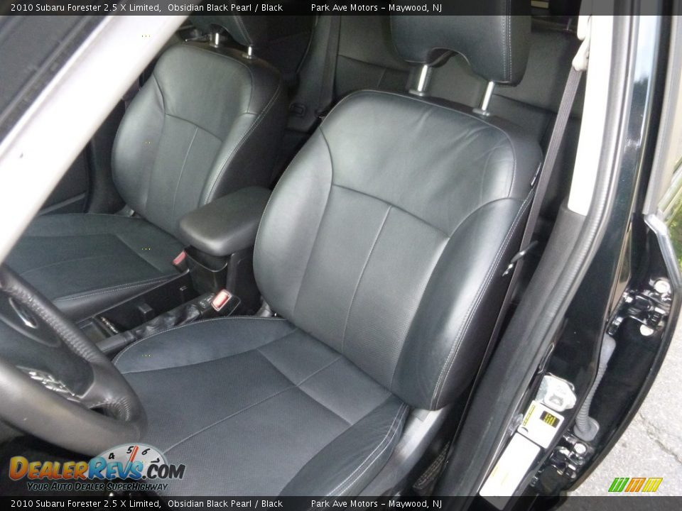 2010 Subaru Forester 2.5 X Limited Obsidian Black Pearl / Black Photo #11
