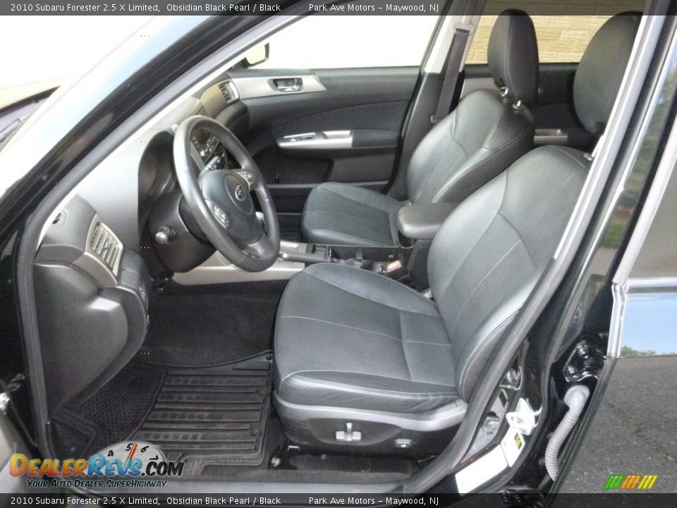 2010 Subaru Forester 2.5 X Limited Obsidian Black Pearl / Black Photo #12