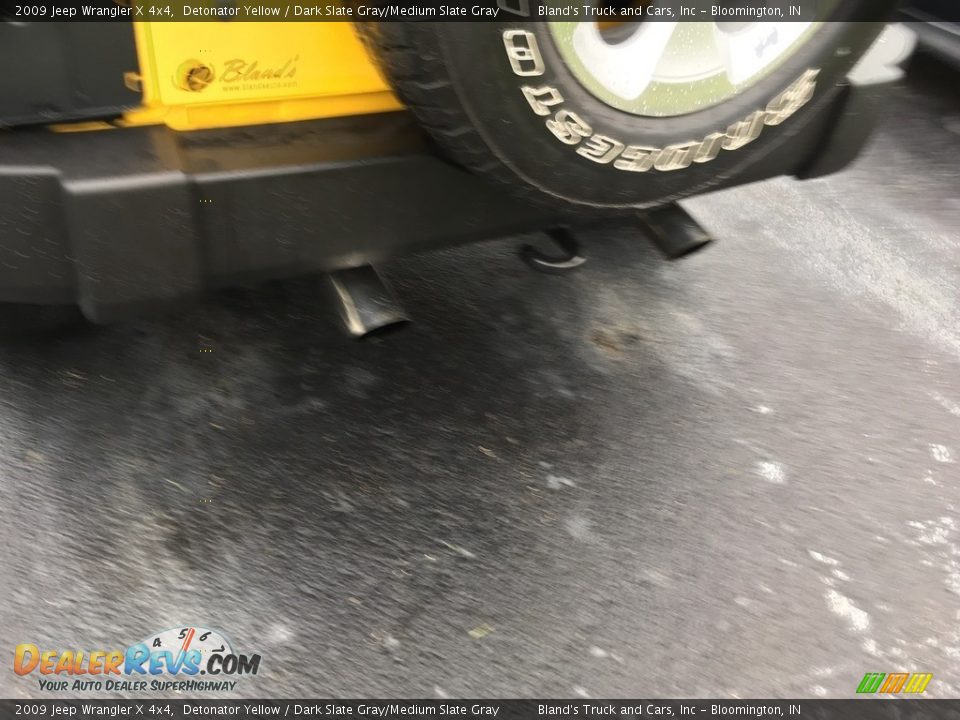 2009 Jeep Wrangler X 4x4 Detonator Yellow / Dark Slate Gray/Medium Slate Gray Photo #21