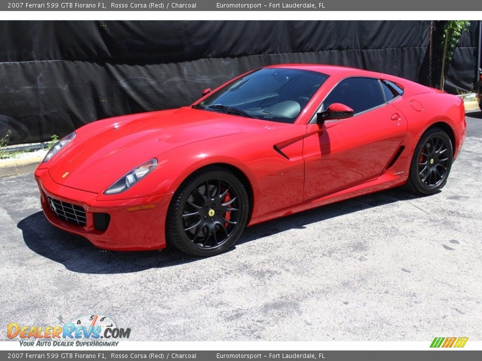 2007 Ferrari 599 GTB Fiorano F1 Rosso Corsa (Red) / Charcoal Photo #1