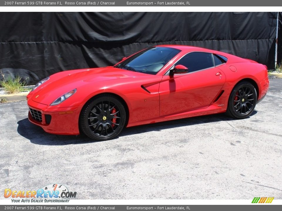 2007 Ferrari 599 GTB Fiorano F1 Rosso Corsa (Red) / Charcoal Photo #2