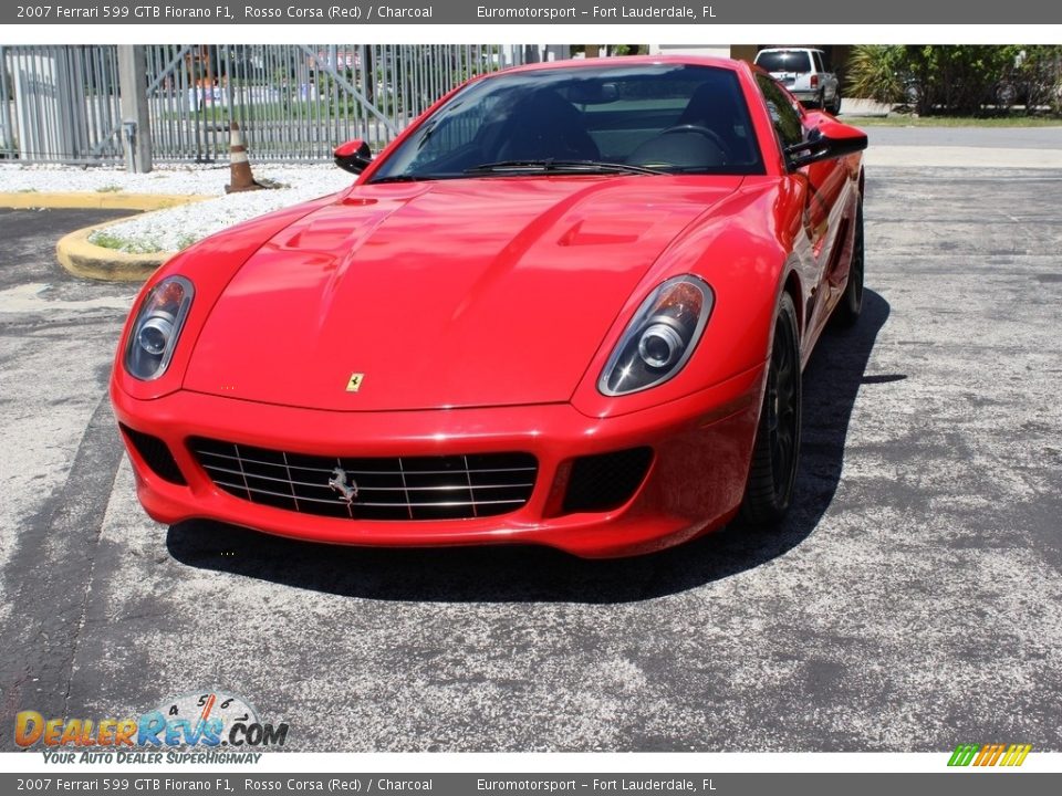 2007 Ferrari 599 GTB Fiorano F1 Rosso Corsa (Red) / Charcoal Photo #5