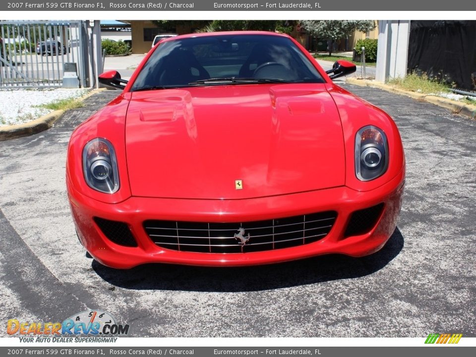 2007 Ferrari 599 GTB Fiorano F1 Rosso Corsa (Red) / Charcoal Photo #6