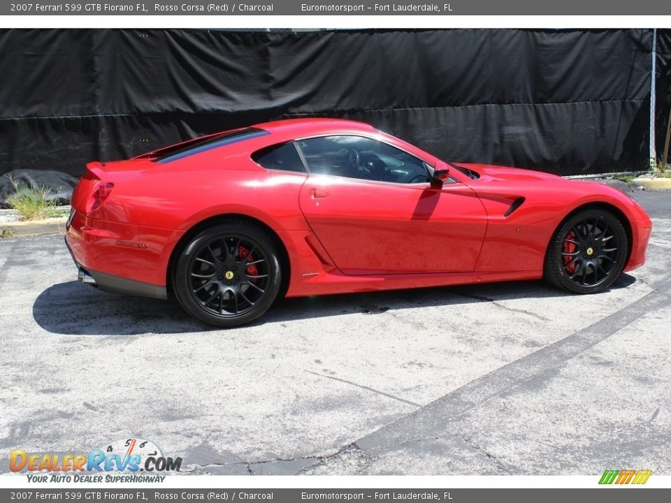 2007 Ferrari 599 GTB Fiorano F1 Rosso Corsa (Red) / Charcoal Photo #11