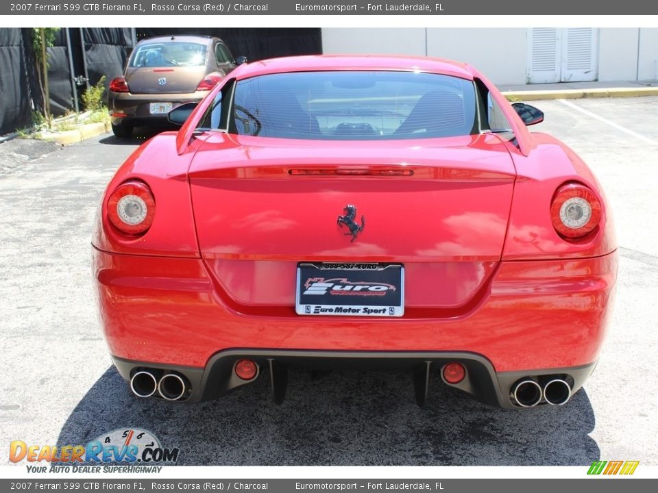 2007 Ferrari 599 GTB Fiorano F1 Rosso Corsa (Red) / Charcoal Photo #13