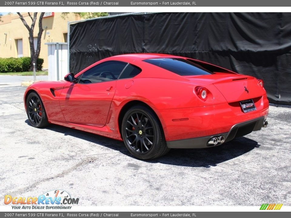 2007 Ferrari 599 GTB Fiorano F1 Rosso Corsa (Red) / Charcoal Photo #19