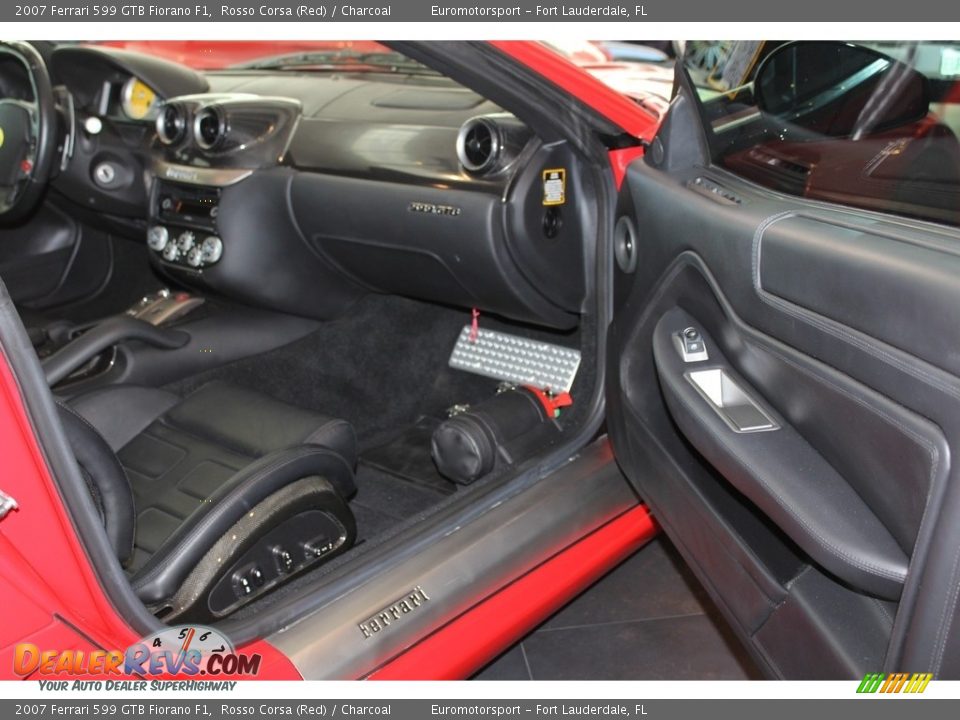 2007 Ferrari 599 GTB Fiorano F1 Rosso Corsa (Red) / Charcoal Photo #24
