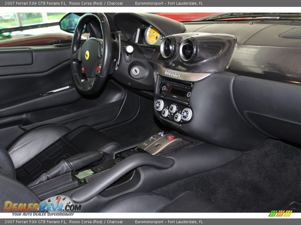 2007 Ferrari 599 GTB Fiorano F1 Rosso Corsa (Red) / Charcoal Photo #25