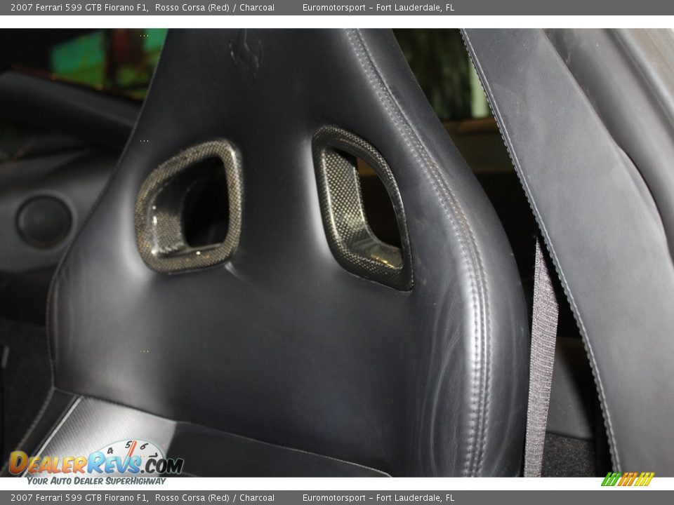 2007 Ferrari 599 GTB Fiorano F1 Rosso Corsa (Red) / Charcoal Photo #33