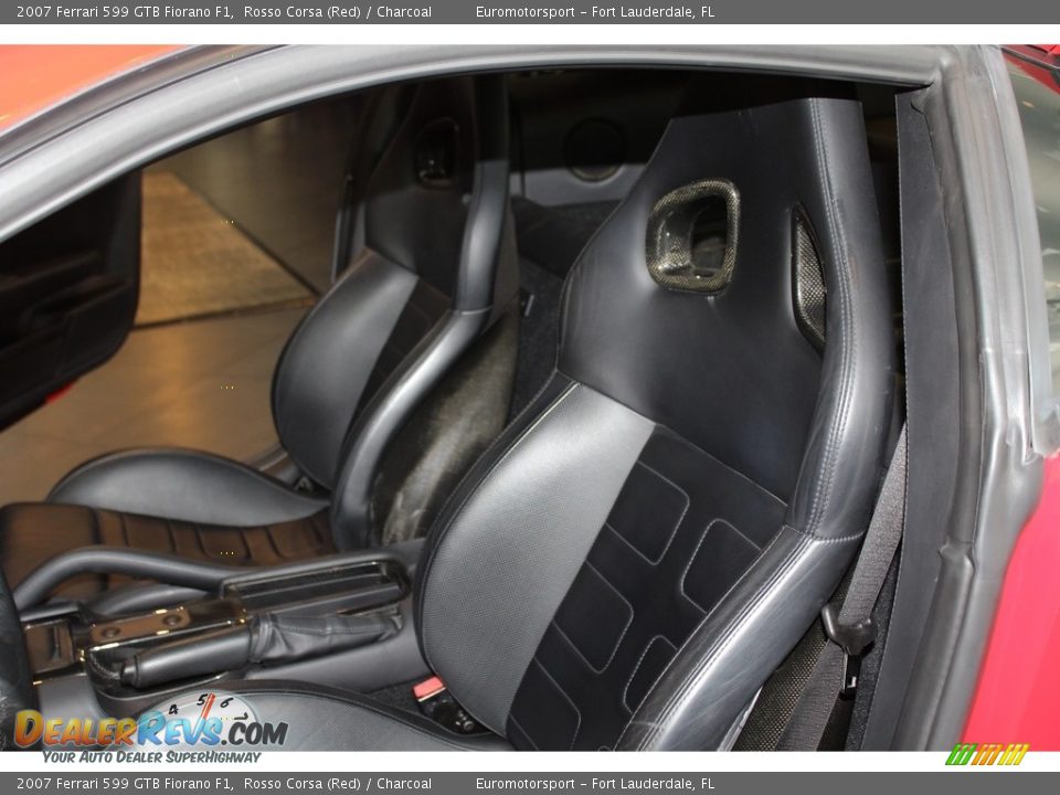2007 Ferrari 599 GTB Fiorano F1 Rosso Corsa (Red) / Charcoal Photo #34