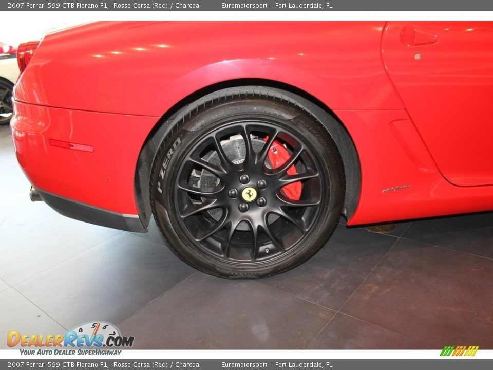 2007 Ferrari 599 GTB Fiorano F1 Rosso Corsa (Red) / Charcoal Photo #38