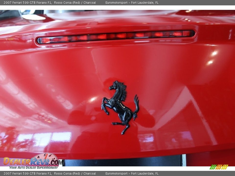 2007 Ferrari 599 GTB Fiorano F1 Rosso Corsa (Red) / Charcoal Photo #42