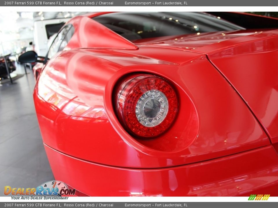 2007 Ferrari 599 GTB Fiorano F1 Rosso Corsa (Red) / Charcoal Photo #43