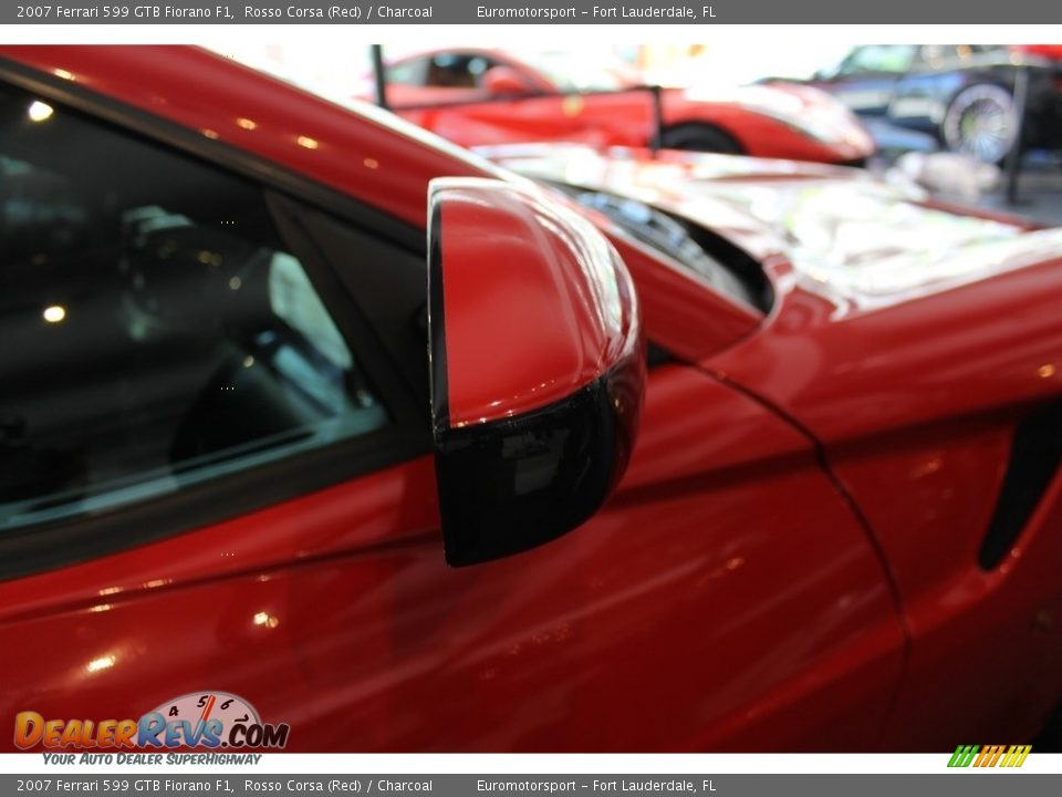 2007 Ferrari 599 GTB Fiorano F1 Rosso Corsa (Red) / Charcoal Photo #46