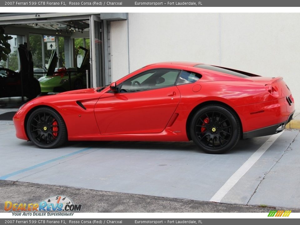 2007 Ferrari 599 GTB Fiorano F1 Rosso Corsa (Red) / Charcoal Photo #61